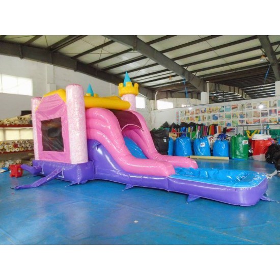 Princess Jumping Castle With Slide