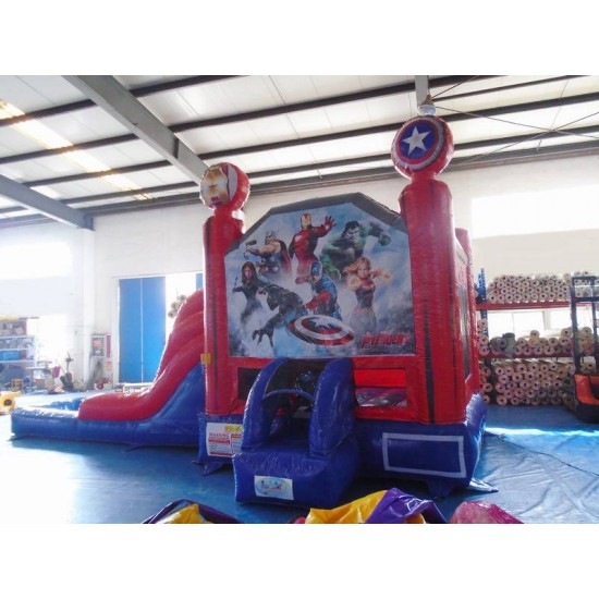 Avengers Jumping Castle Slide