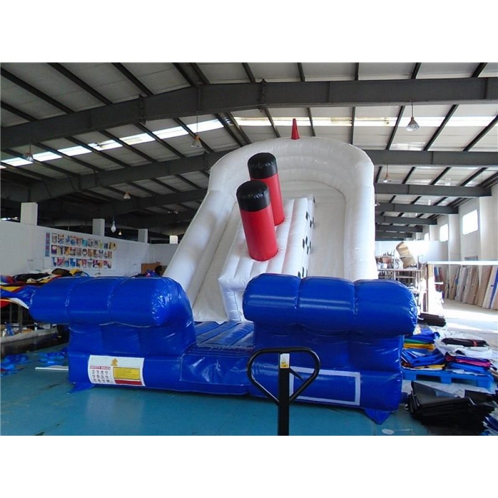 inflatable titanic slide