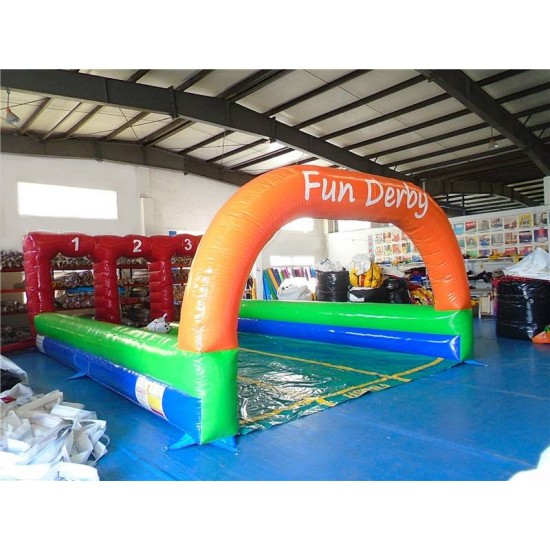 Inflatable Derby 3 Lane