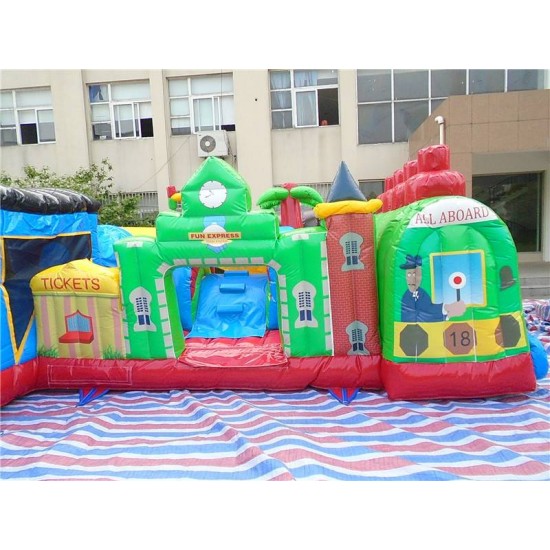 Fun Train Station Junior Jumping Castle